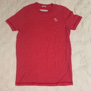 Abercrombie and fitch t-Shirt, red for men size M